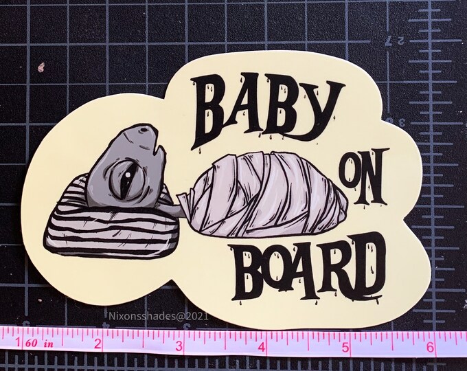 Eraserhead Baby Jumbo Sticker Etsy