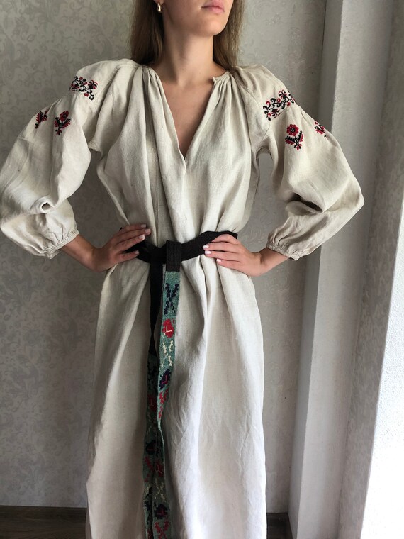 Vyshyvanka Ukrainian Embroidery Handmade Dress Vys