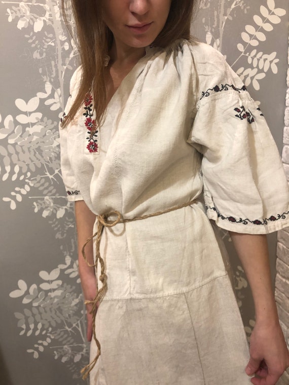 Vyshyvanka Ukrainian Embroidery Handmade Dress Vys