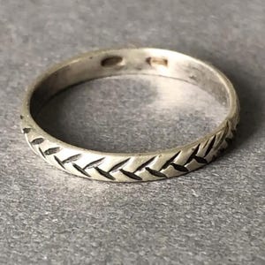 ヴィンテージ 925 スターリングシルバーリング