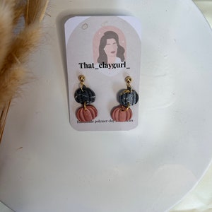 Pumpkin Clay Earrings| Handmade Earrings Clay Earrings| Stud earrings Fall | Halloween | Thanksgiving clay stud earrings| Pumpkins