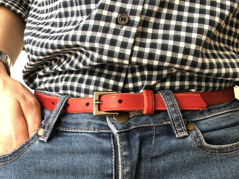 thin womens belt