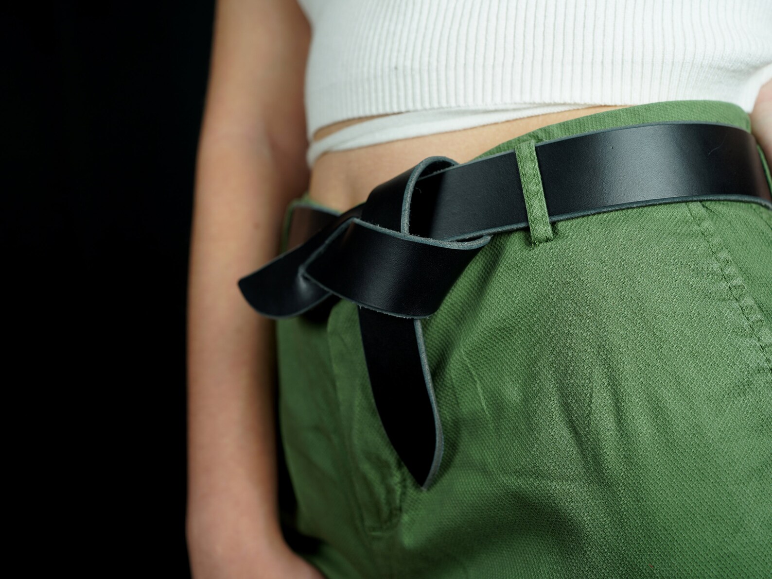 womens tie belt