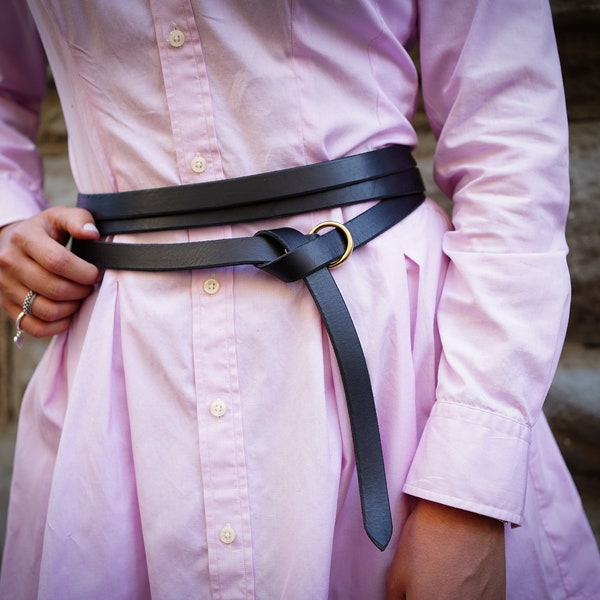 wrap tie belt