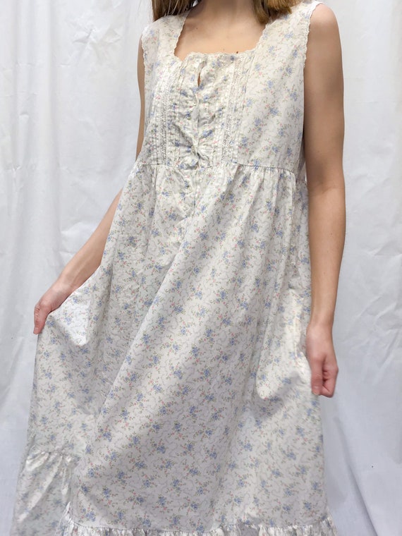 Vintage Laura Ashley ditsy cotton nightgown