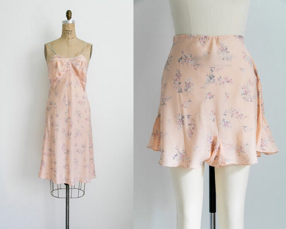 Vintage 40s slip and panties set in box