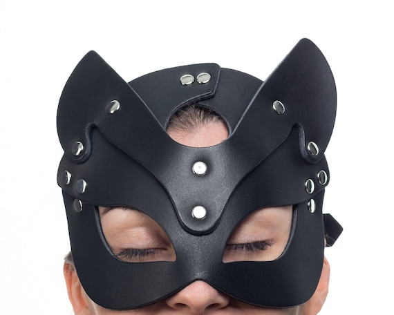 ?‍⬛ Super Sexy Kitty Cat PU Leather Dominatrix Style Adjustable Buckle Mask Kathrono | Accessories | Super Sexy Kitty Cat Pu Leather  main image 4