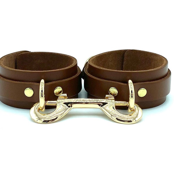 Leather Handcuffs Etsy