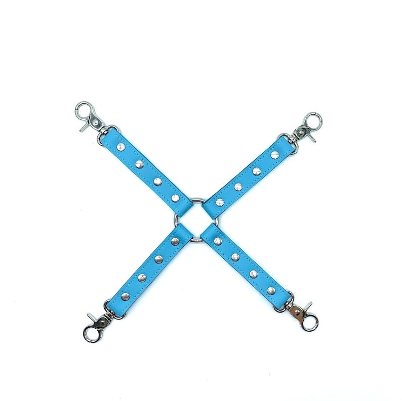 Bound Nubuck Leather 4 Way Hog Tie Restraint main image 1