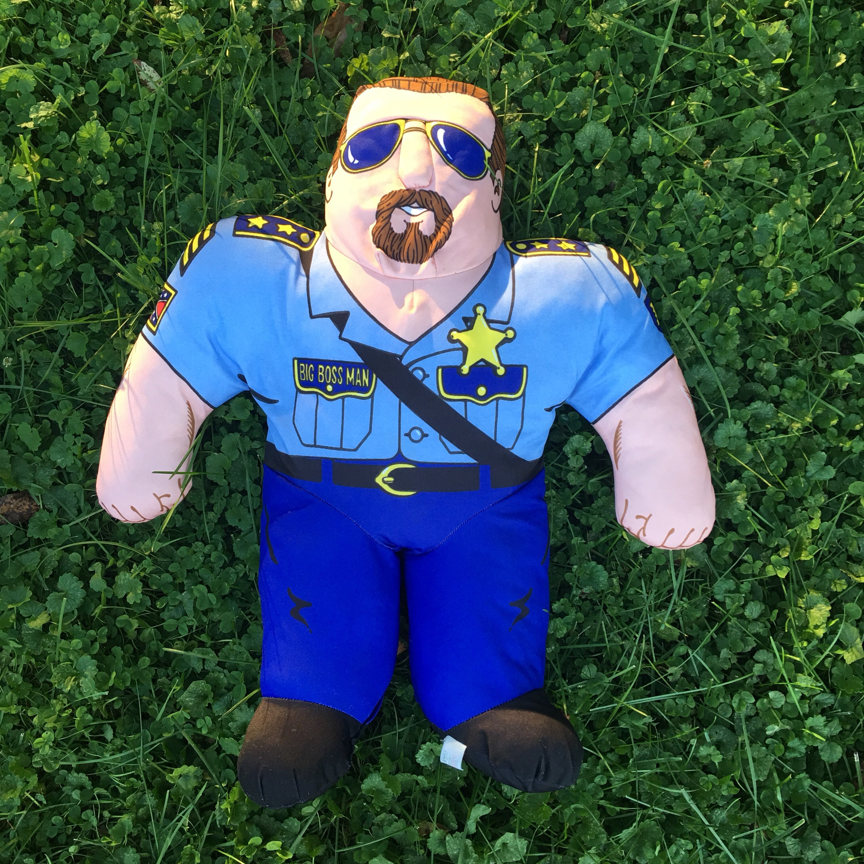 Vintage 1990 S Big Boss Man Wwf Wwe Tonka Pillow Buddy Etsy