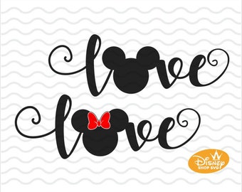Download Love Mickey Svg Etsy PSD Mockup Templates