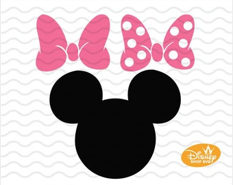 Minnie Mouse Ears And Bow Template