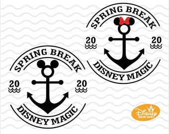 Disney Cruise SVG File Disney Wonder SVG Disney Anchor Svg Disney Line svg Mickey svg PNG Cricut Silhouette Cut Files