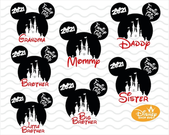 Download Disney Family Trip Svg Disney Castle Ears Svg Disney Trip Svg Disney Cut Files Instant Download Design For Cricut Or Silhouette Collage Craft Supplies Tools