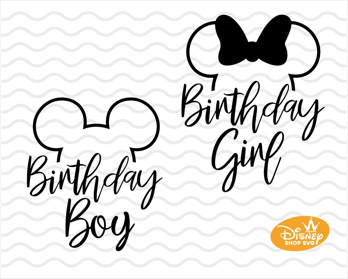 Download Birthday Boy Svg Disney Girlsvg Disney Svg And Png Instant Etsy