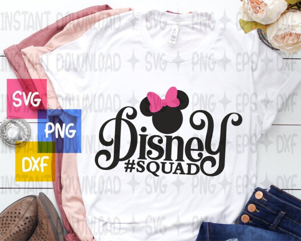 Disney Squad SVG / Squad Goals SVG / Disney Vacation Svg Png Etsy