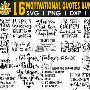 Motivierende Svg Bundle, positive Zitate Svg, motivierende Zitate Svg, positive Svg, glücklich Svg, Leben Zitate, inspirierende Svg, schneiden Datei