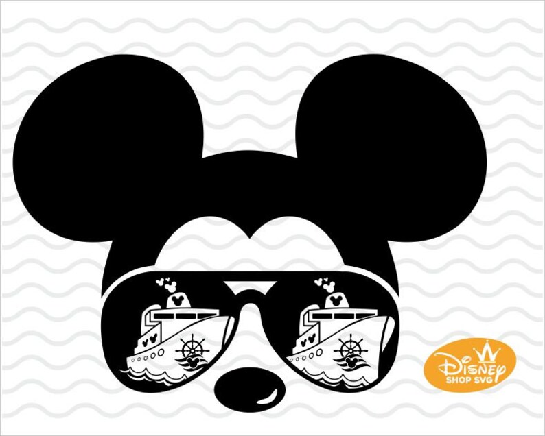 Download Mickey First Disney Cruise / Mickey Mouse Sunglasses SVG ...