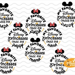 Meu Mickey Chama Papa Favorito /Minha Minnie FavoritaMe Chama Papai/Mamãe svg /Mouse Svg/designs de camisas de aniversário Minnie Head/Head/Digital