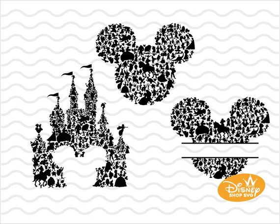 Free Free 292 Monogram Disney Castle Svg SVG PNG EPS DXF File