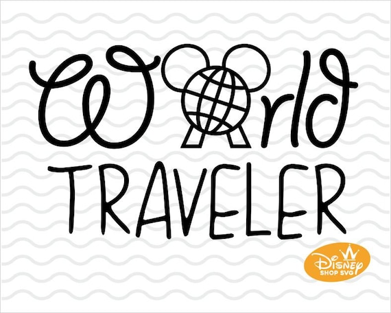Eps File Png Cricut Dxf Epcot Disney World Traveler SVG Minnie SVG