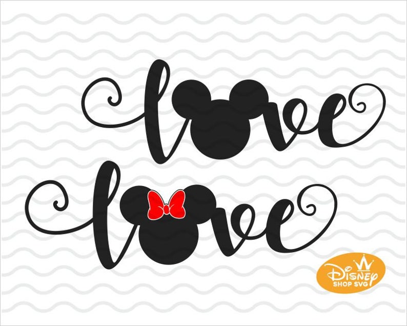 Download Love Disney SVG / Love Mickey SVG / Love Mickey CUT / Love ...