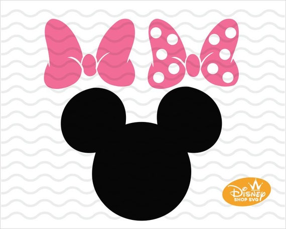 Minnie Mouse Svg Minnie Mouse Head Svg Minnie Mouse Bow Etsy