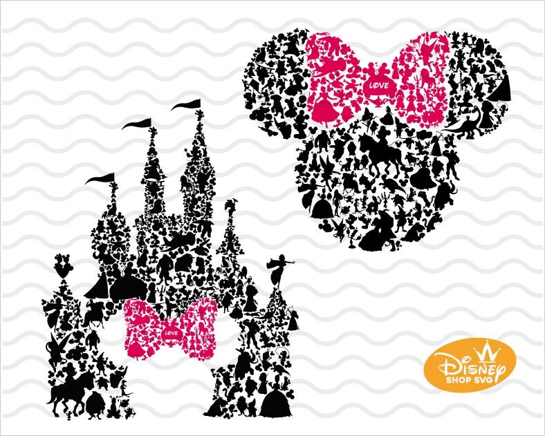 Free Free 67 Disney Monogram Svg SVG PNG EPS DXF File