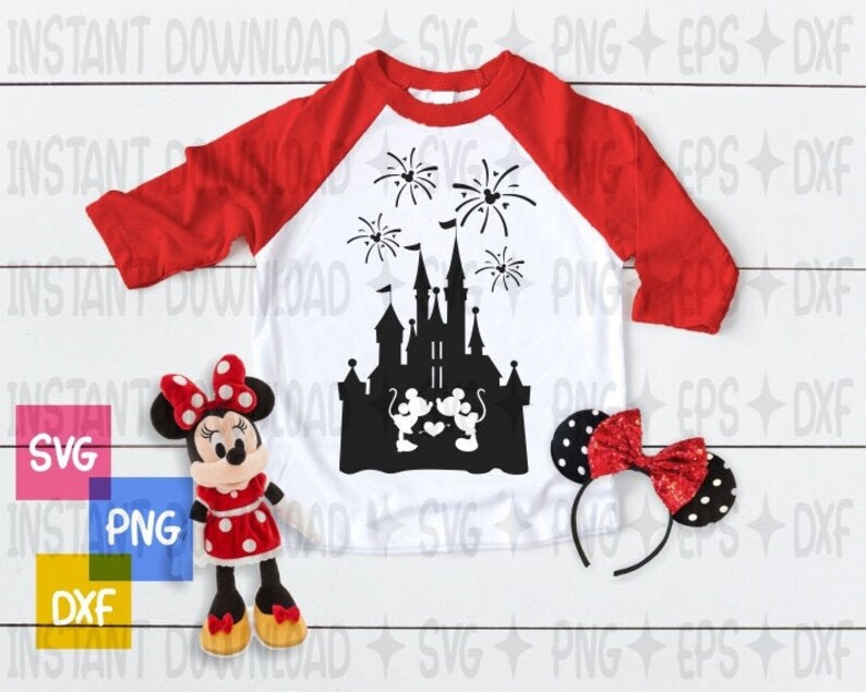 Free Free 240 Disney Castle And Fireworks Svg SVG PNG EPS DXF File