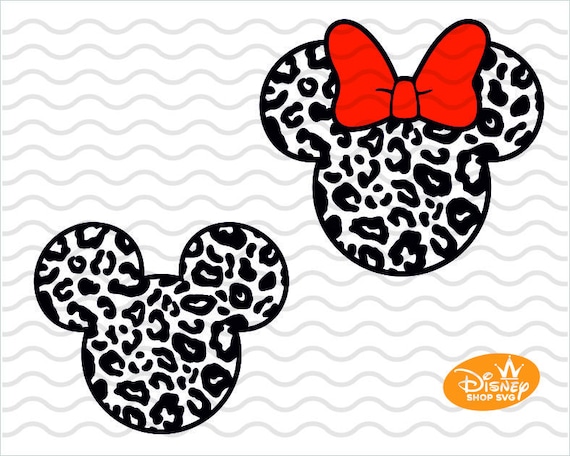 Disney Mickey Mouse Cheetah Leopard SVG / Disney SVG and Png - Etsy