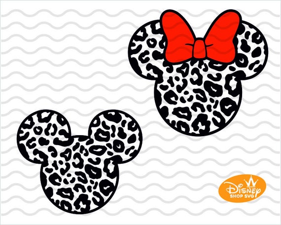 Disney Mickey Mouse Cheetah Leopard SVG / Disney SVG and Png - Etsy