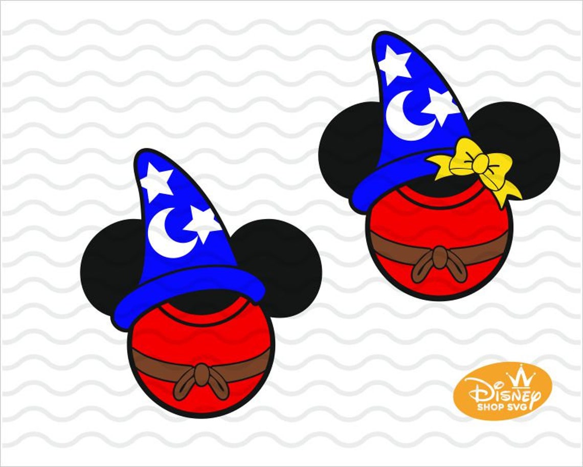 Download Mickey Magician Sorcerer hat SVG Cut file / Disney Fantasia | Etsy