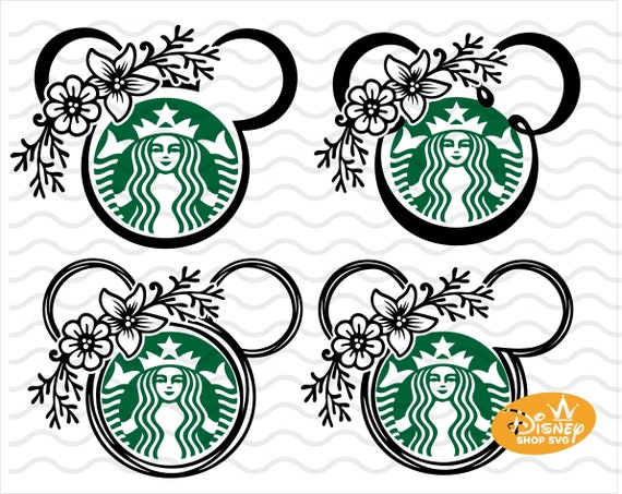 Download Clip Art Disney Starbucks Svg Disney Floral Svg Starbucks Svg Mickey And Minnie Svg Starbucks Logo Svg Venti And Tumbler Instant Download Dxf Png Art Collectibles
