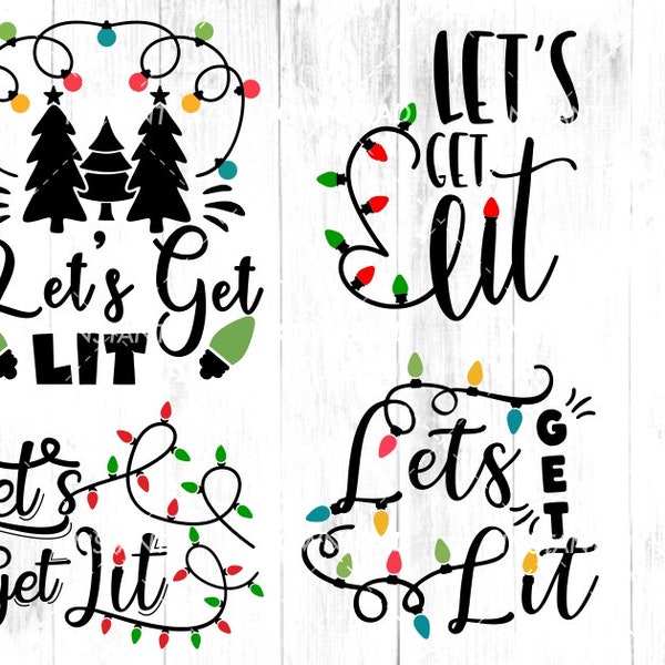 Laat aangestoken Svg, Christmas Light Svg, Christmas Bulb Svg, Holiday Svg, Winter Svg, Merry Christmas Svg, Cricut Svg Cut File voor Silhouette Instant