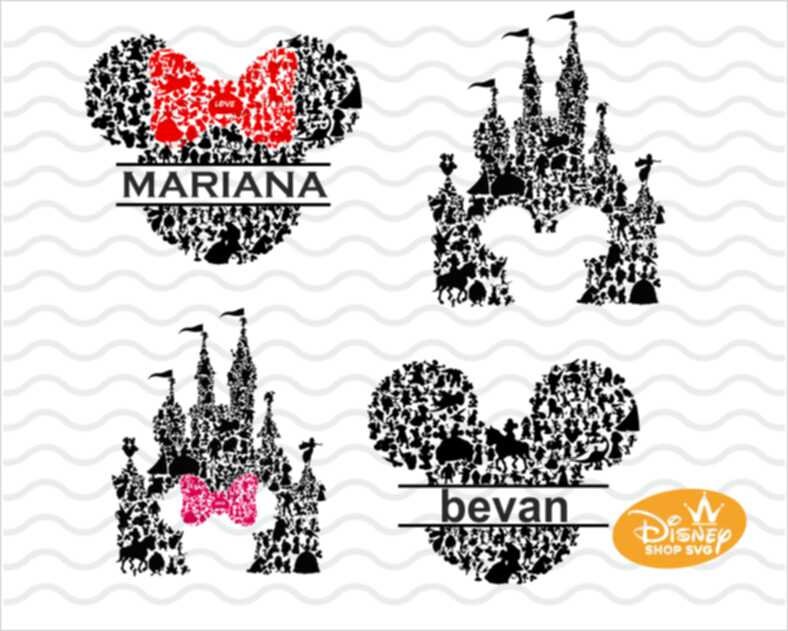 Free Free 344 Disney Monogram Svg SVG PNG EPS DXF File