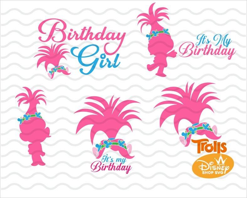 Trolls Birthday Svg Free 129 Svg Cut File - vrogue.co