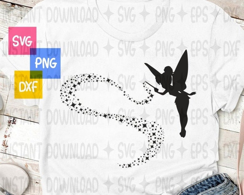 Download Tinkerbell Svg Tinkerbell Png Star Tinkerbell Svg Disney Digital Cut Files Instant Download Design For Cricut Or Silhouette Kits How To Collage Gkjwonosari Com