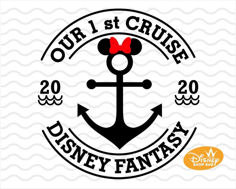 Disney Cruise SVG File / Disney Fantasy SVG / Disney Anchor | Etsy