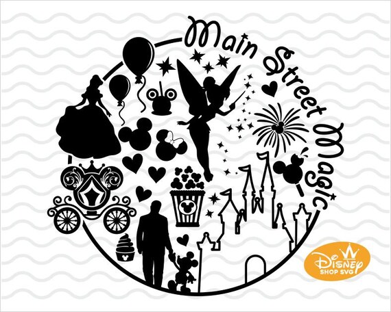 Download Free Disney Main Street Magic Svgcutting Or Printing Digital File Etsy SVG Cut Files