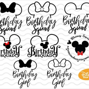 Birthday Squad, Birthday Svg, Digitale Dateien, Happy Birthday, Squad Goals, Birthday Princess Svg, Birthday Queen Svg, Birthday Squad Svg, Png