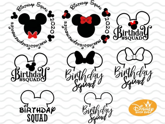 Download Mickey Mouse Birthday Minnie Mouse Birthday Birthday Squad Etsy