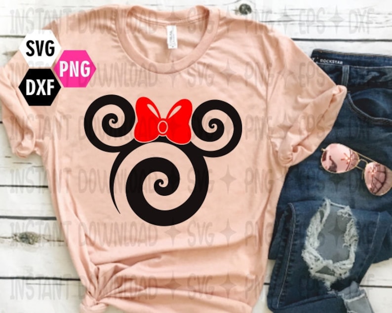 Free Free 346 Disney Minnie Head Svg SVG PNG EPS DXF File