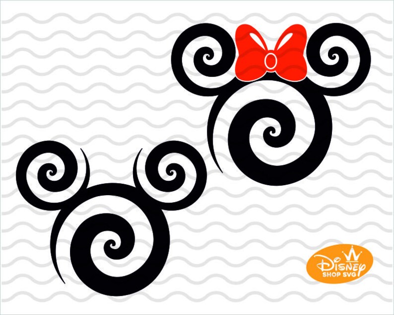 Download Swirl Mickey SVG / Swirl Disney SVG / Mickey SVG / Vinyl ...