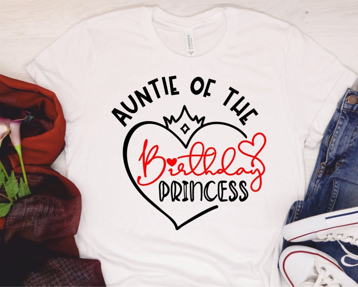 Birthday Princess Svg. Birthday princess family Svg bundle | Etsy