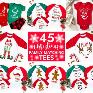 Navidad familia a juego tees Svg Bundle,Navidad Svg, Elfo Svg,Reindeer Svg,Merry Navidad Svg,Navidad Familia Svg,Vacaciones Svg,Navidad Svg