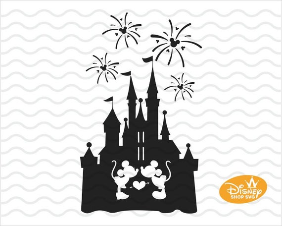 Download Disney Castle Svg Disney Castle Fireworks Dxf Disney Etsy