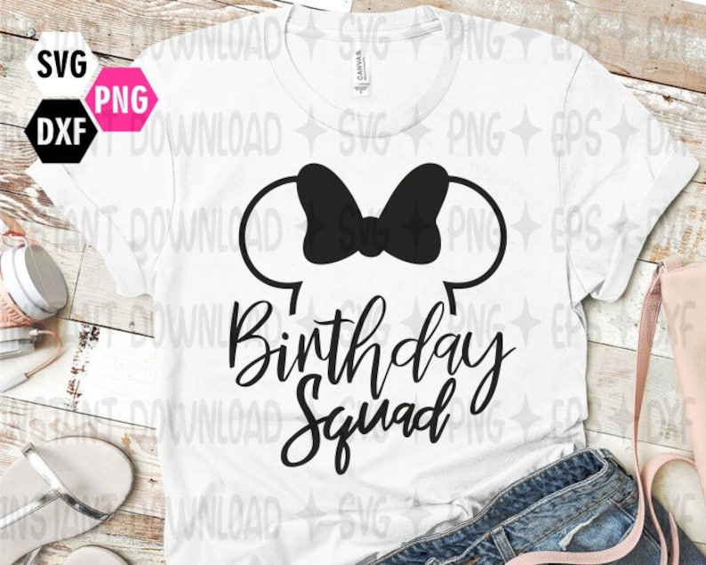 Download Birthday Squad svg / Best Birthday ever SVG / Disney SVG ...