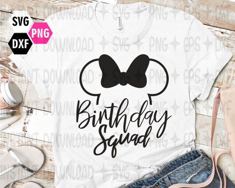 Download Birthday Squad svg / Best Birthday ever SVG / Disney SVG ...