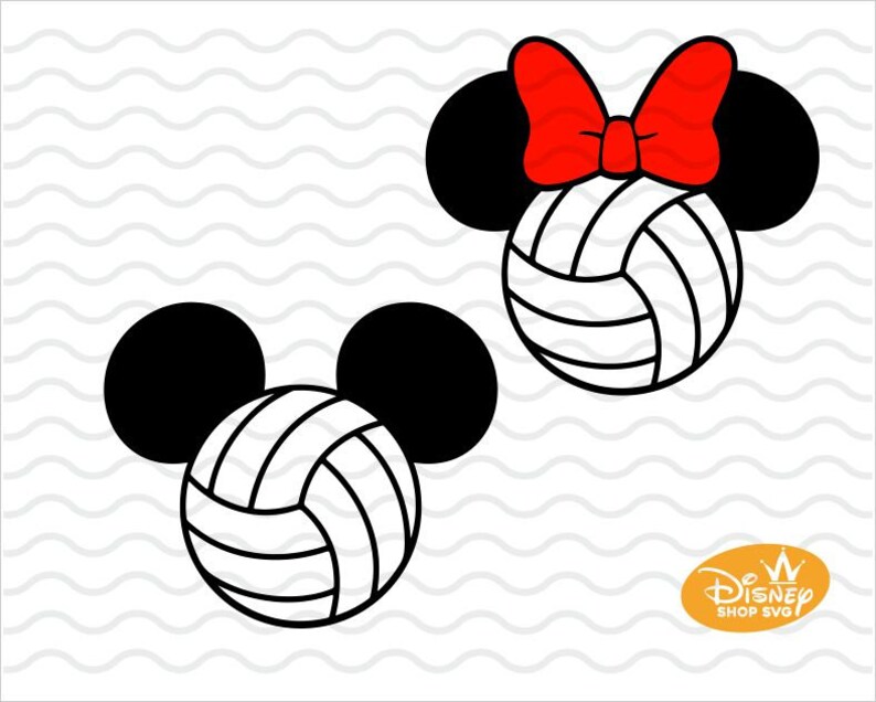 Download Minnie Mouse Svg Team Mickey And Minnie Volleyball Ball Ears Bow Instant Download Mickey And Minnie Mouse For Silhouette And Cricut Kids Art Supplies Craft Supplies Tools Delage Com Br