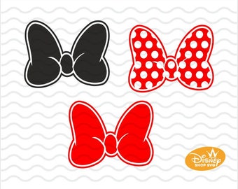 Minnie Mouse Bow - Etsy